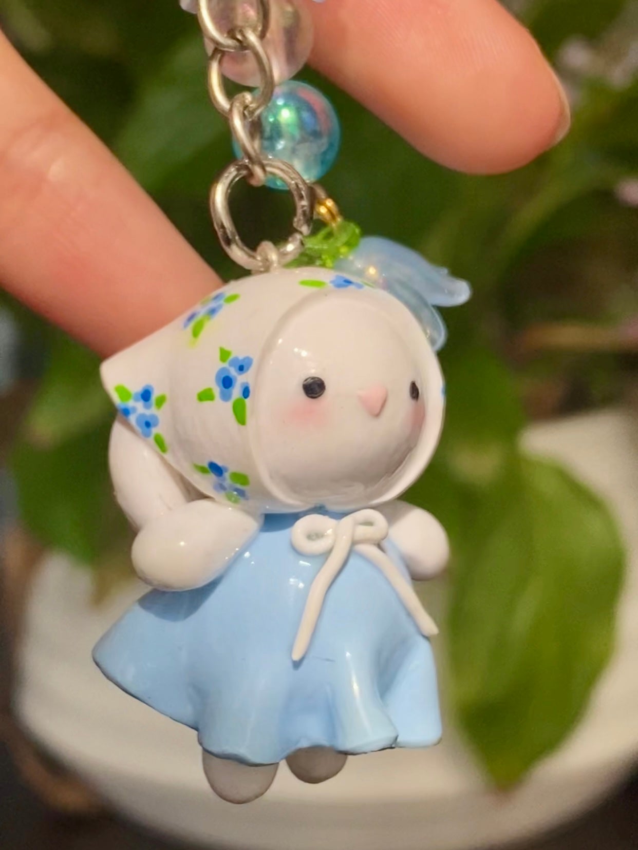 Daisy - Blue Farmer Bunny