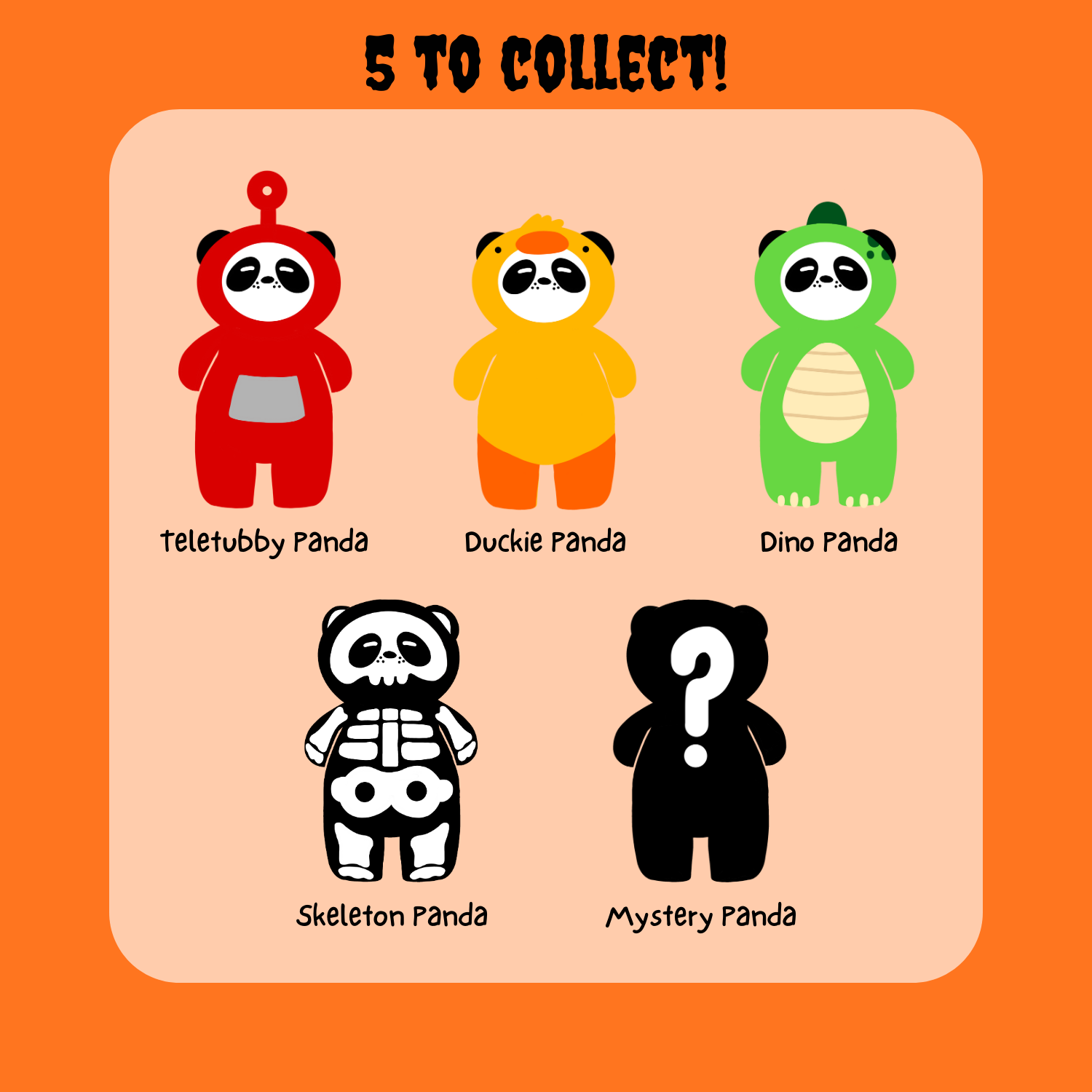 Panda Costume Party Blind Box