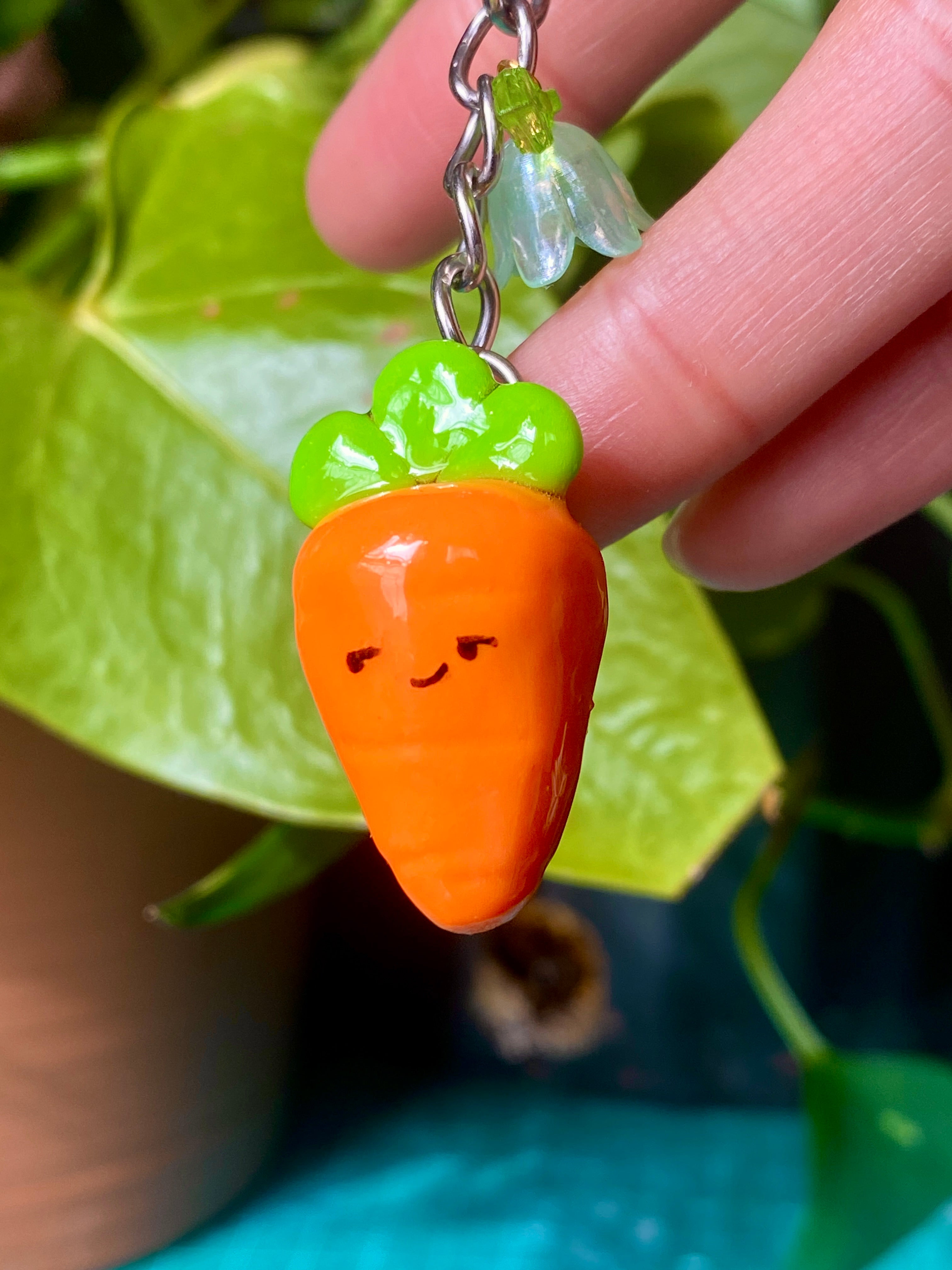 Kurt the Cocky Carrot Keychain