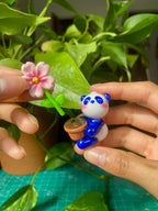 Little Panda Flower Pot Desk friend