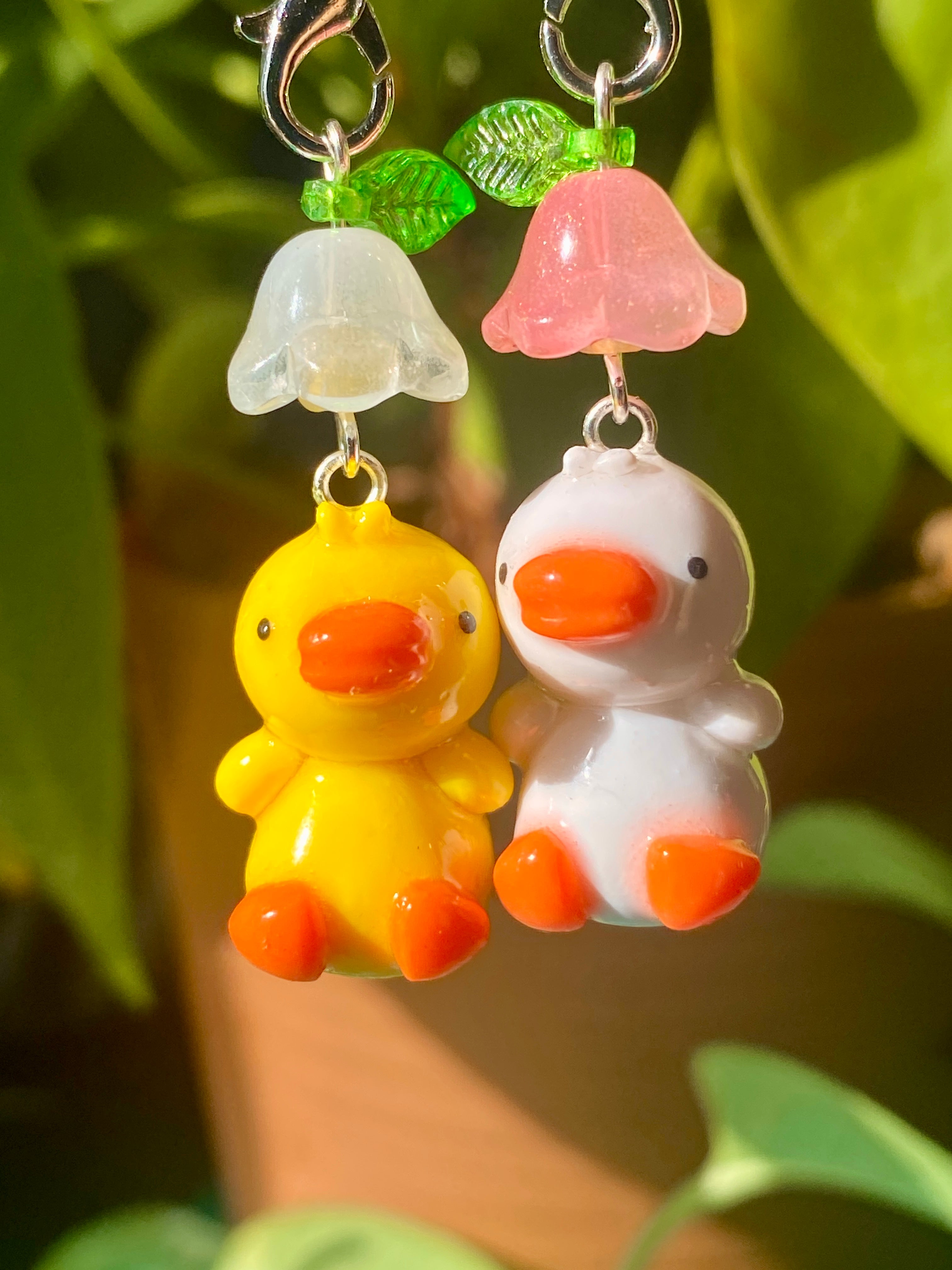 Fernando and Fiona Duckie Spring Phone Charms