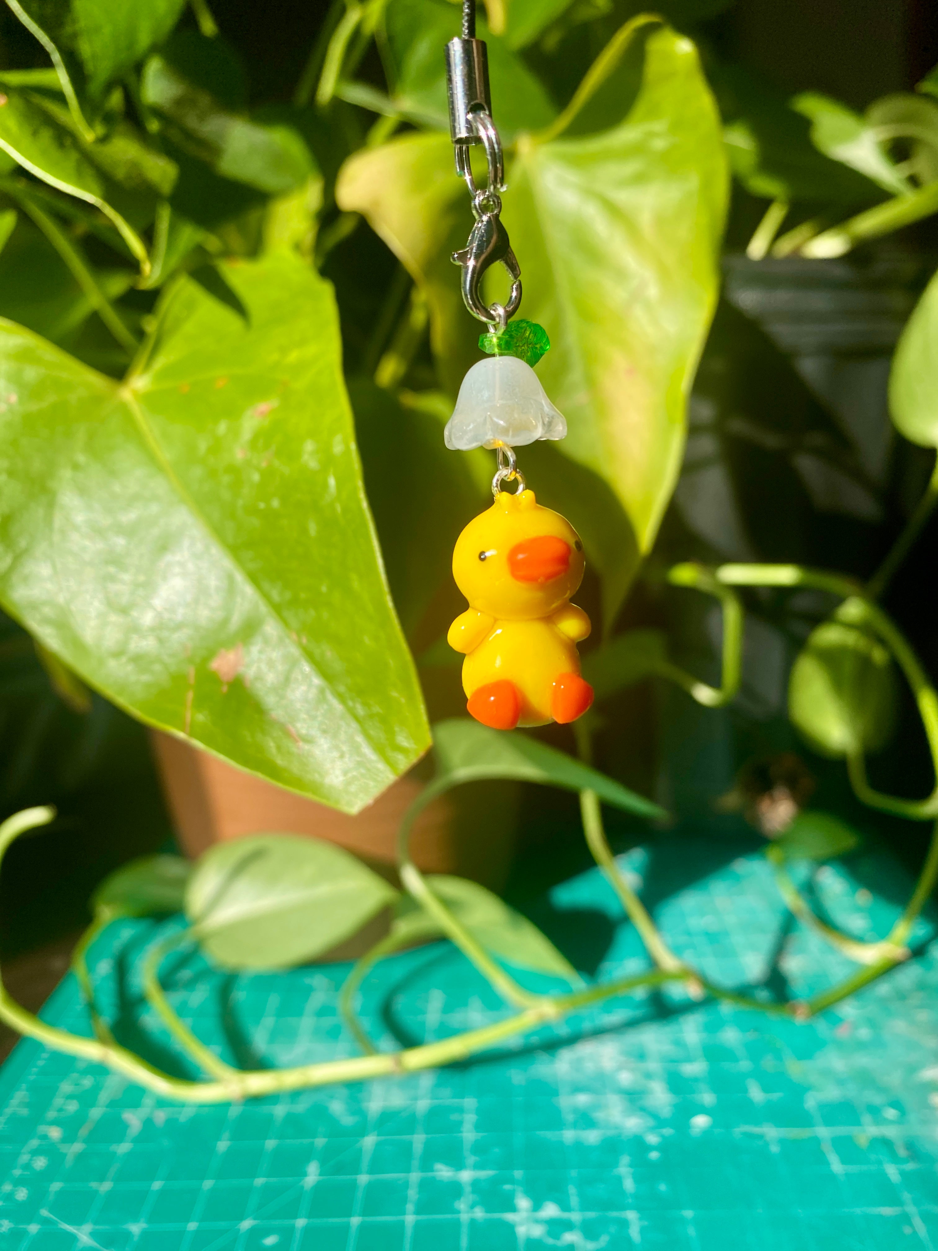 Fernando and Fiona Duckie Spring Phone Charms