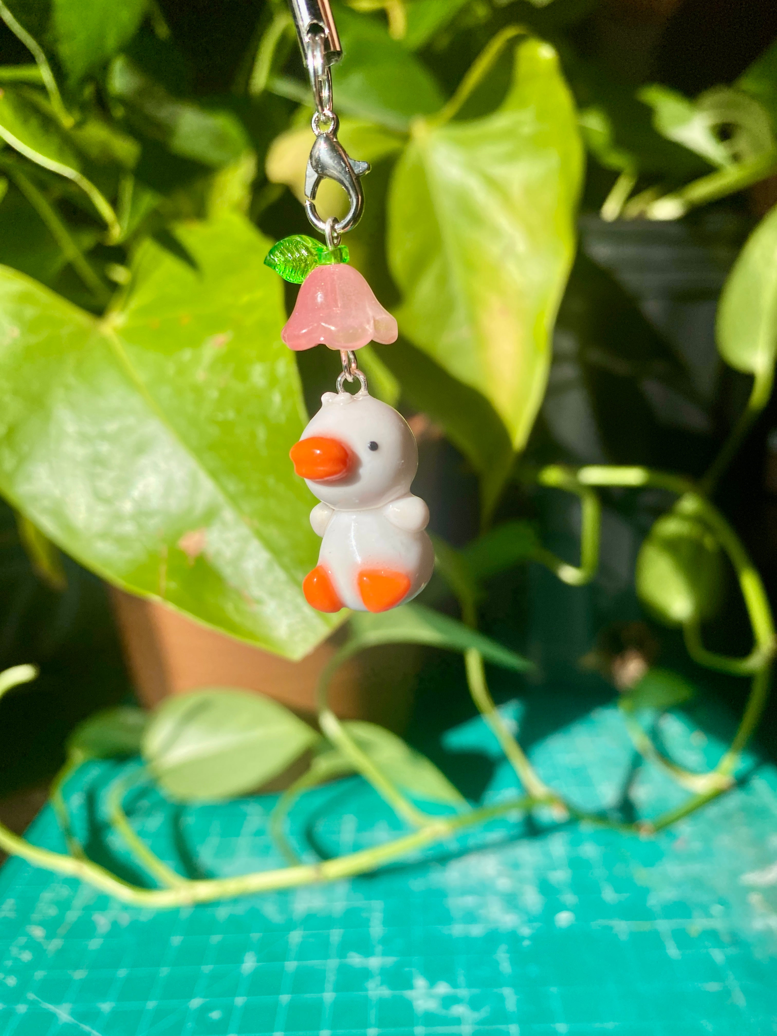 Fernando and Fiona Duckie Spring Phone Charms