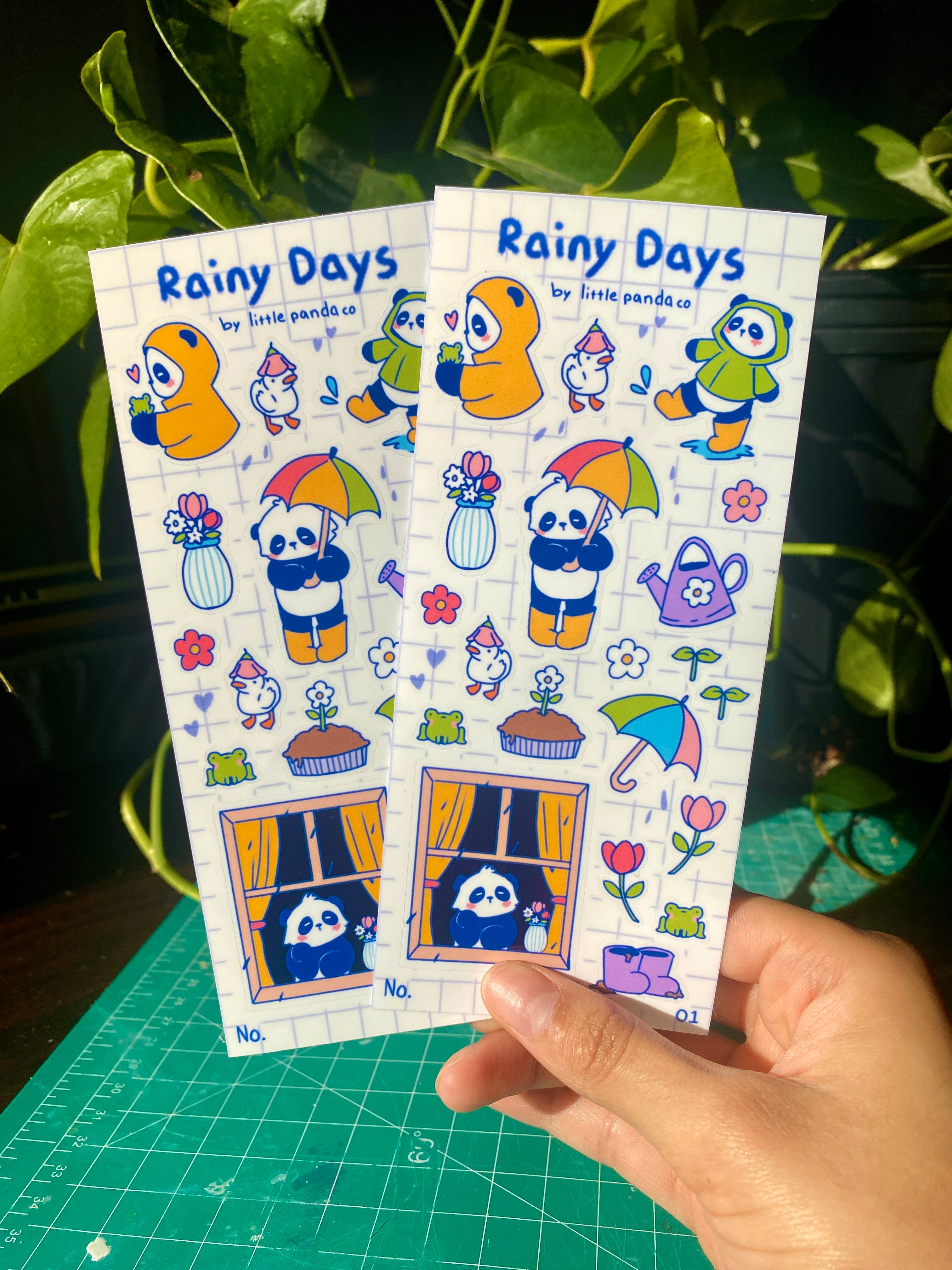 Rainy Days Spring Sticker Sheet