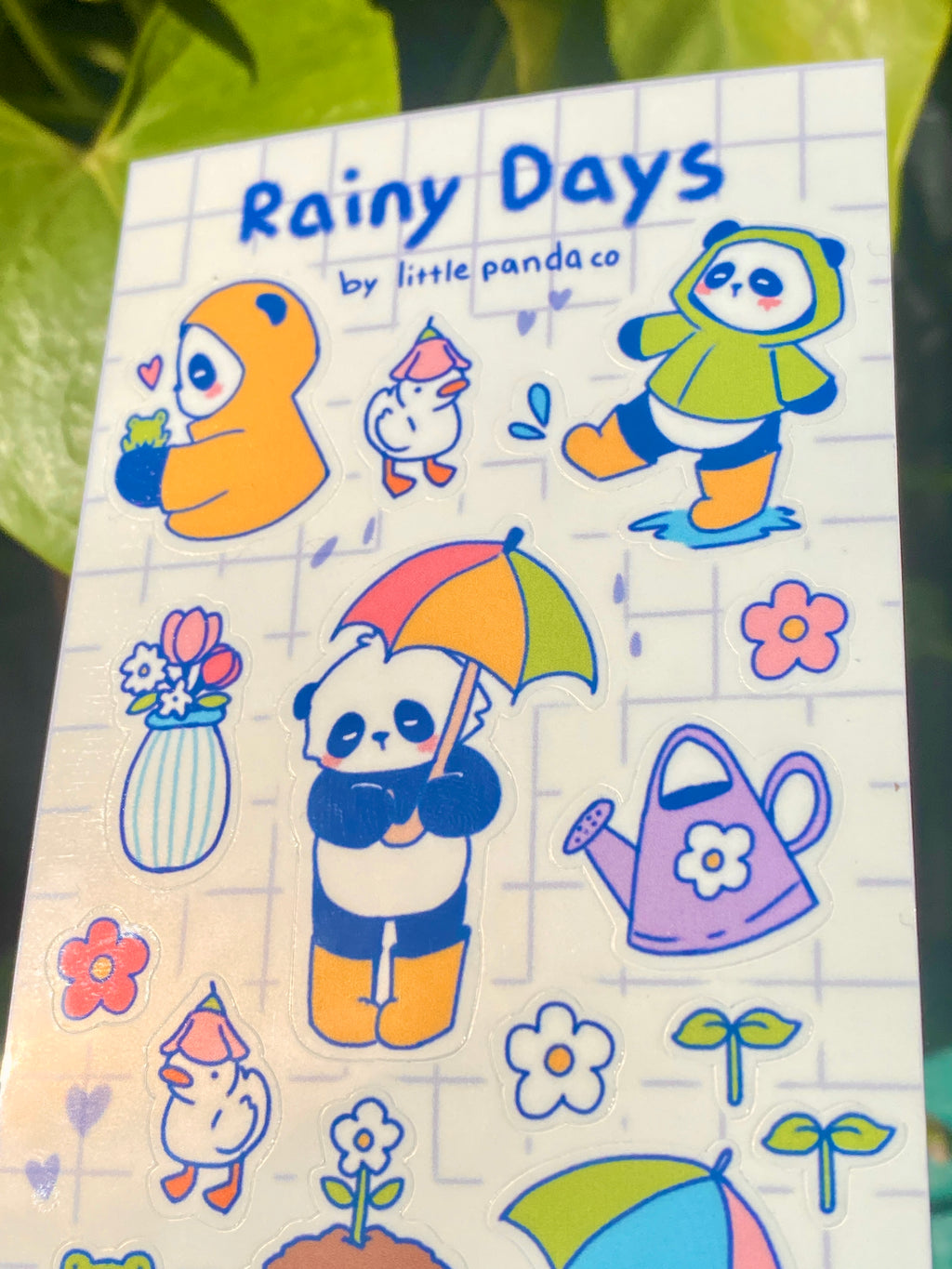 Rainy Days Spring Sticker Sheet