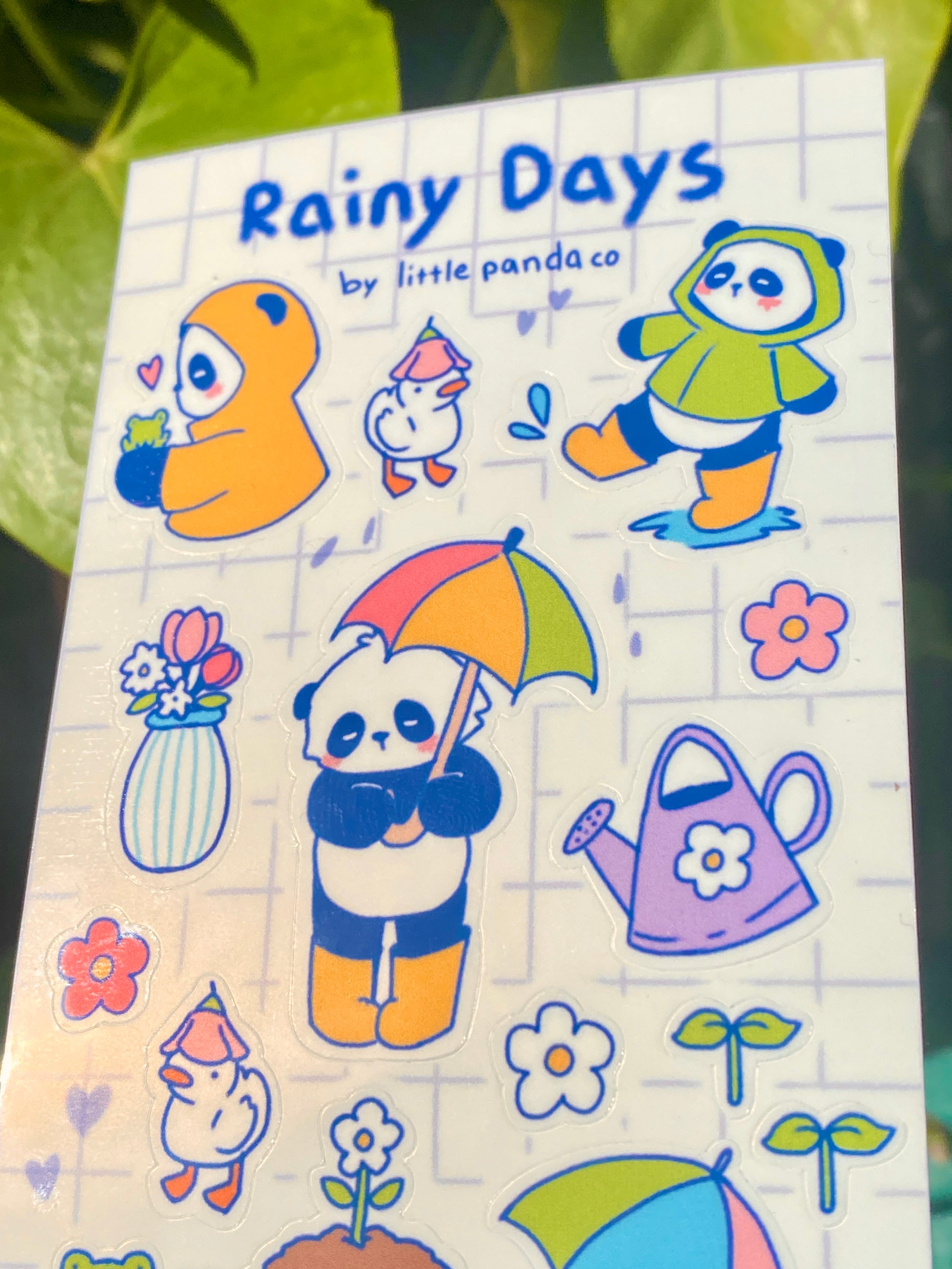Rainy Days Spring Sticker Sheet