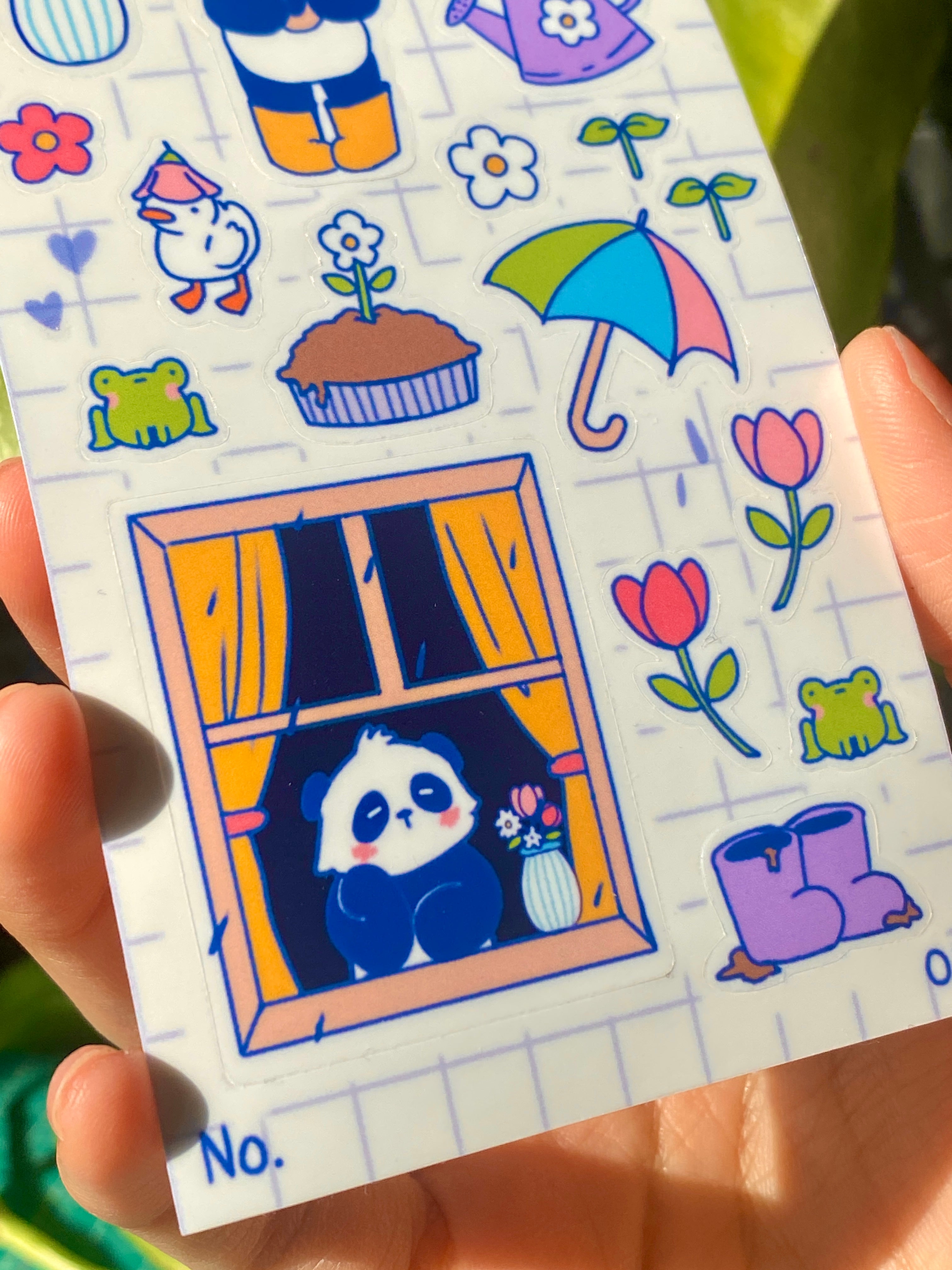Rainy Days Spring Sticker Sheet