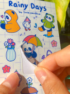Rainy Days Spring Sticker Sheet
