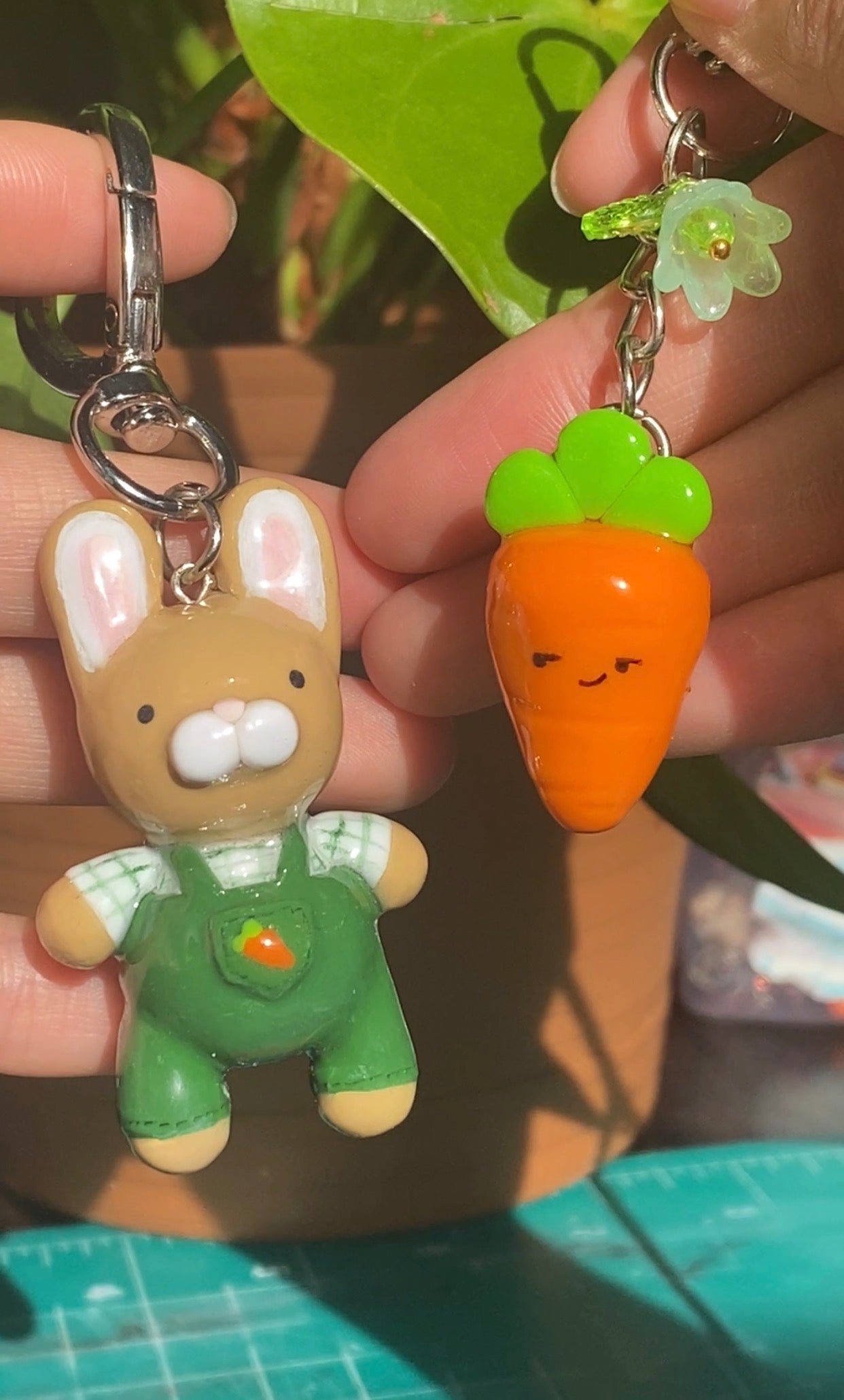 Kurt the Cocky Carrot Keychain