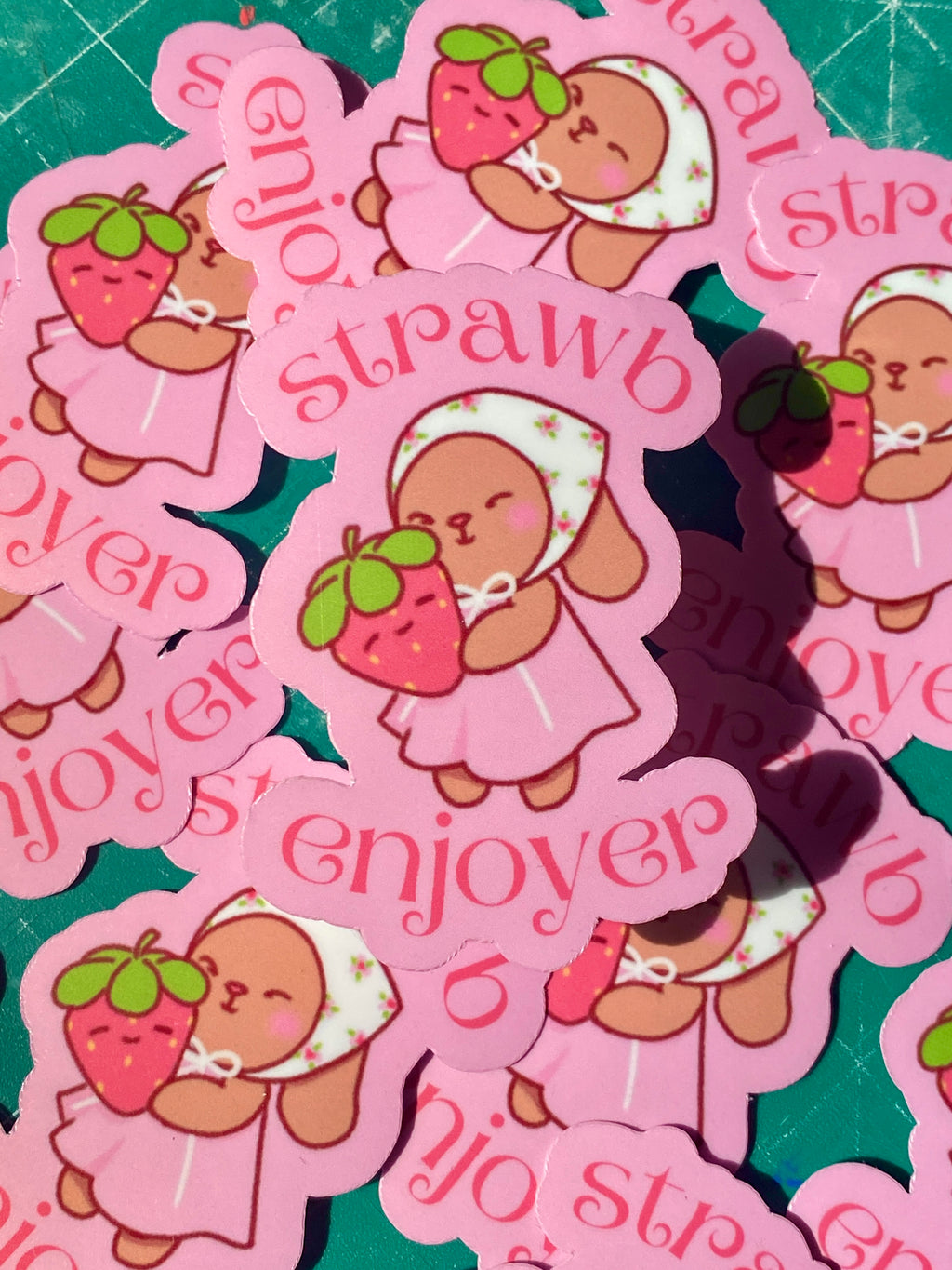 Strawb Enjoyer Die Cut