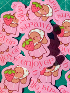 Strawb Enjoyer Die Cut
