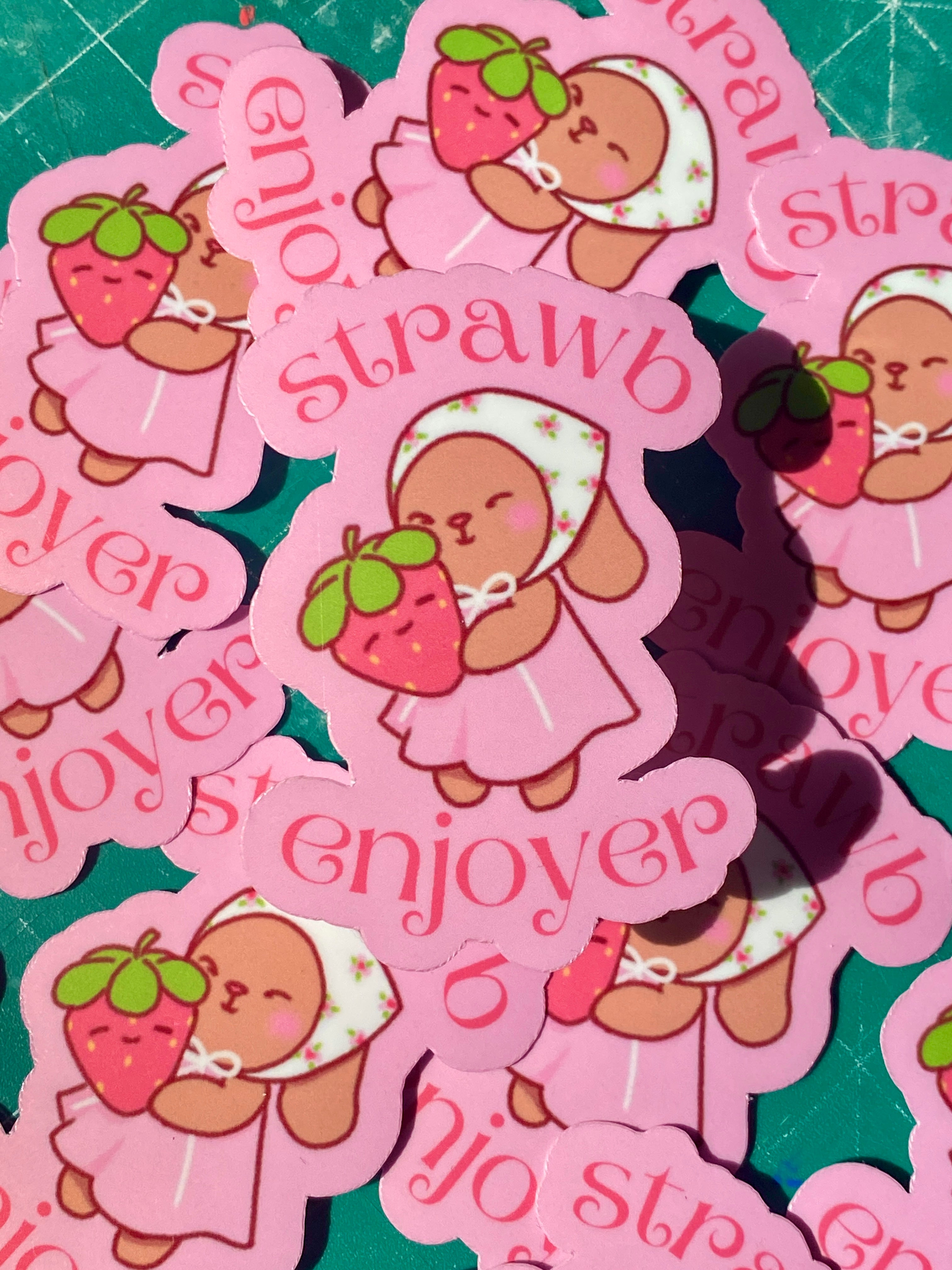 Strawb Enjoyer Die Cut