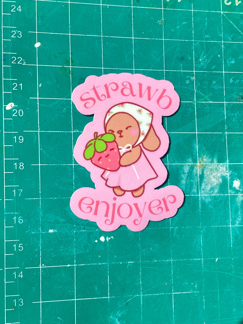 Strawb Enjoyer Die Cut