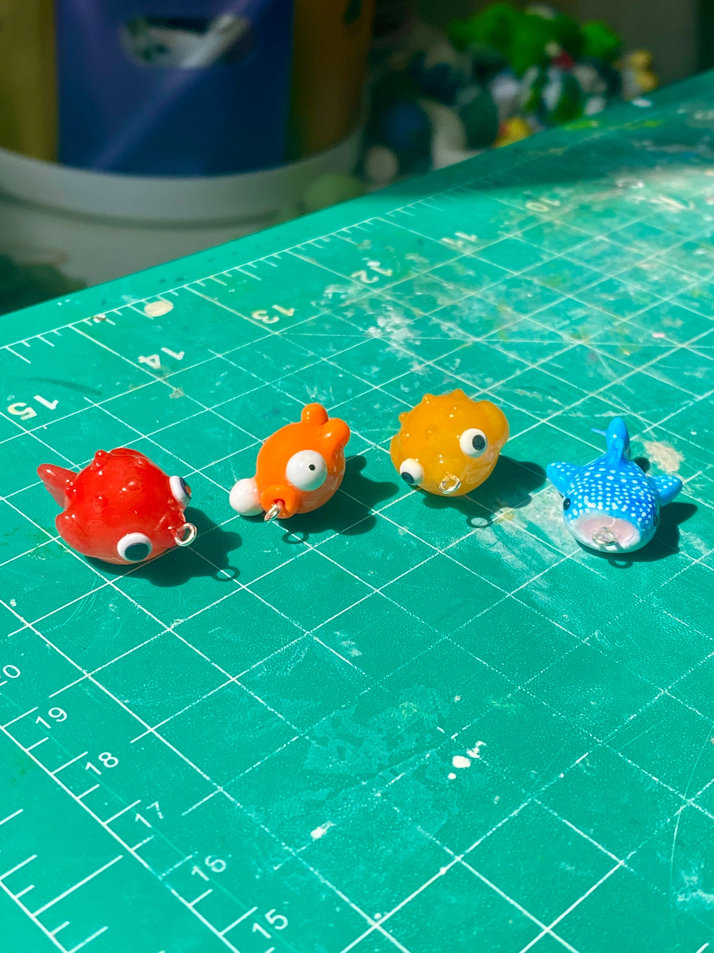 Fishy phone charms
