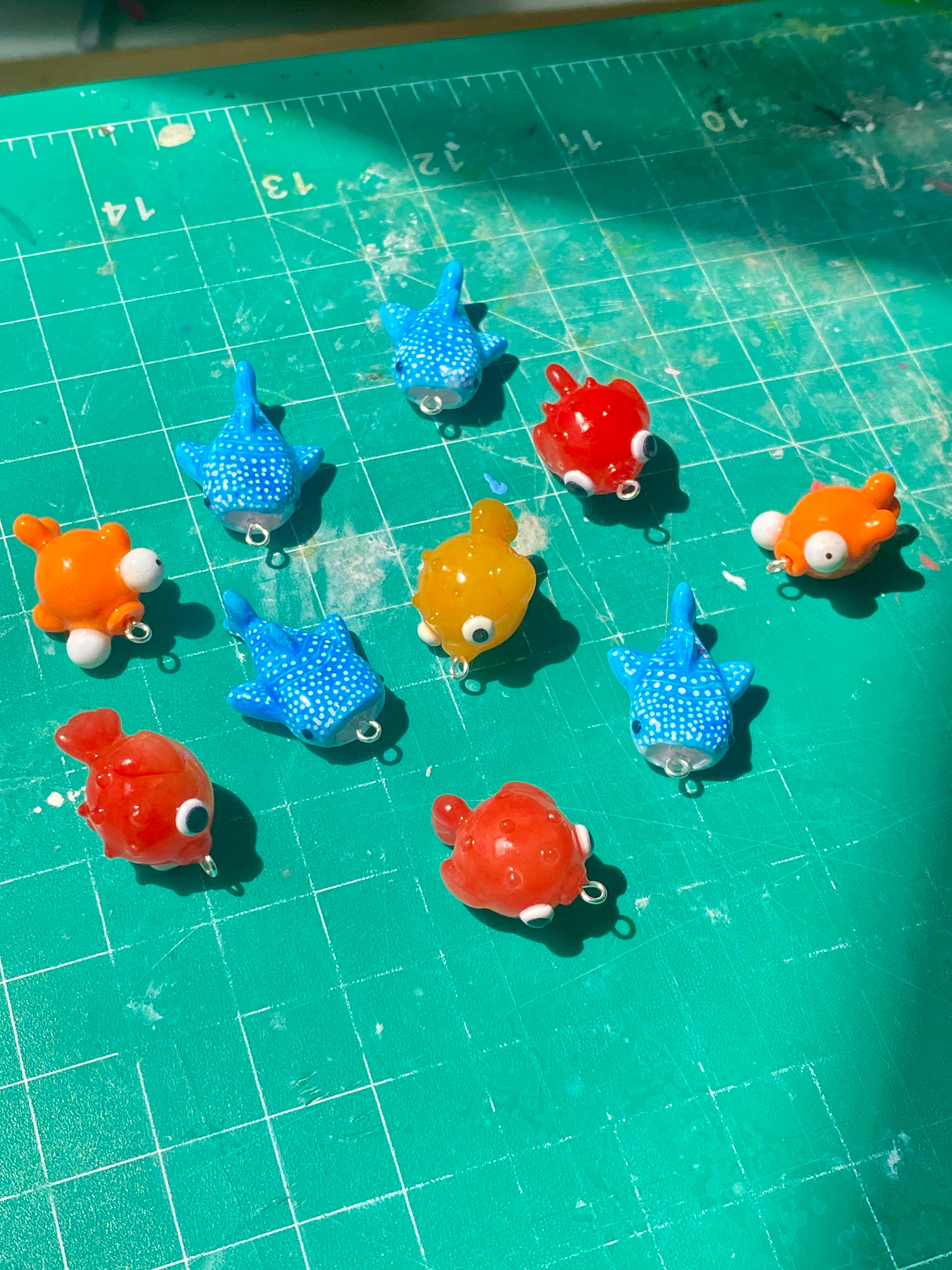 Fishy phone charms