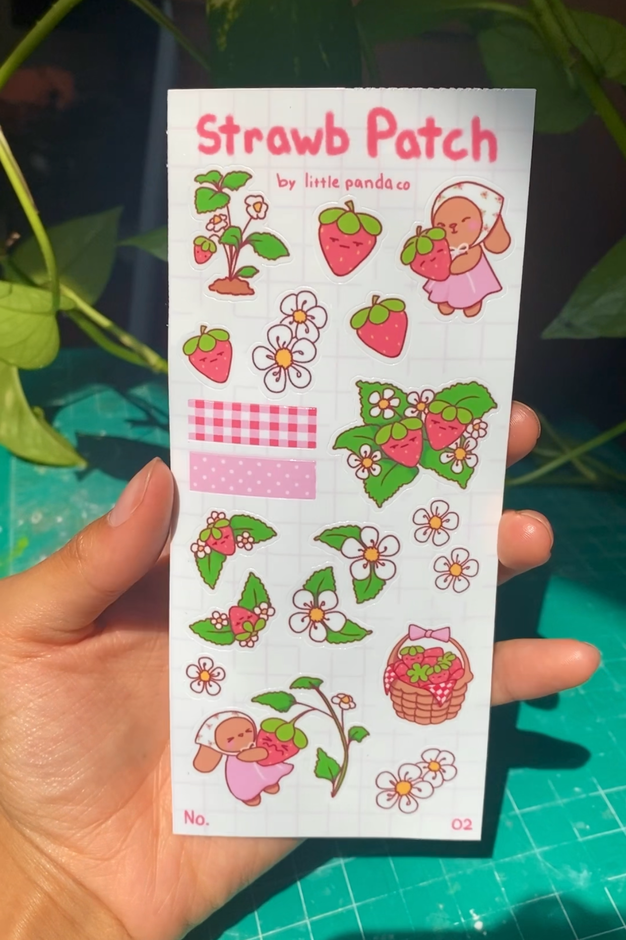 Strawb Sticker Sheet