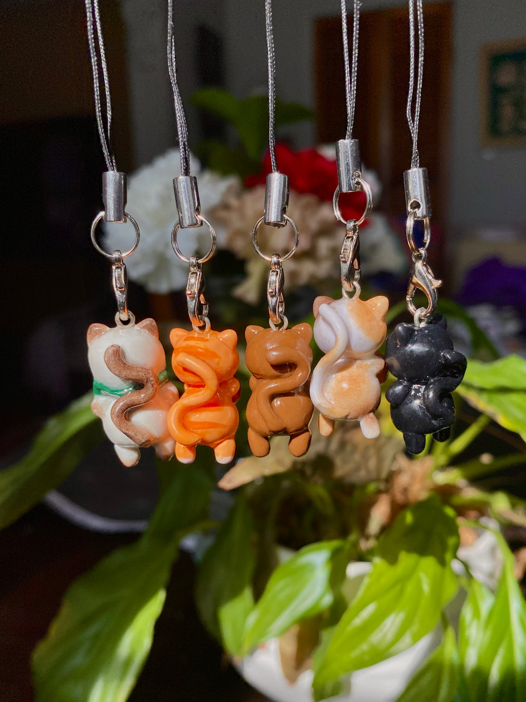 Itty Bitty Kitty Phone Charms