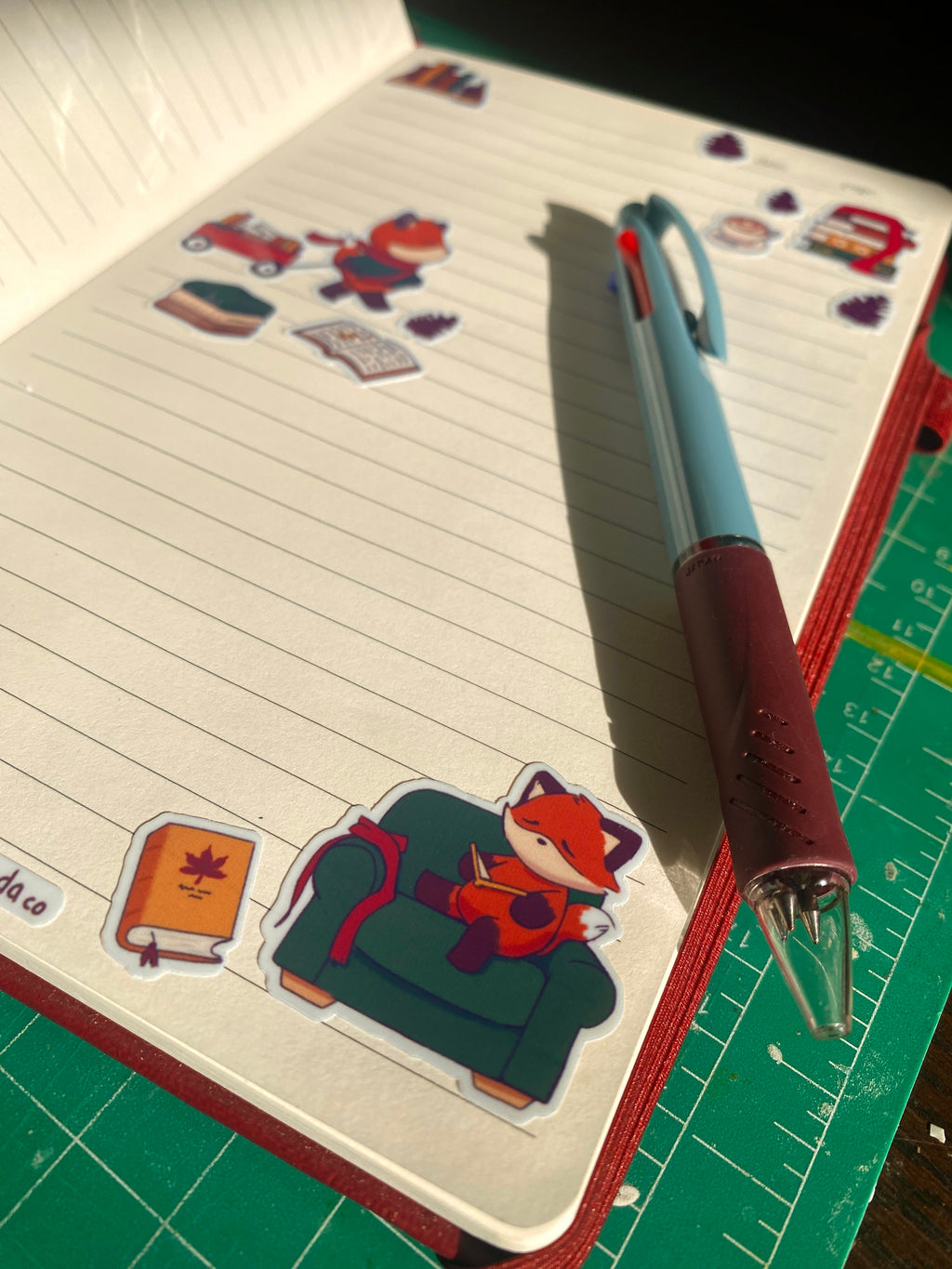 Book Worm Sticker Sheet