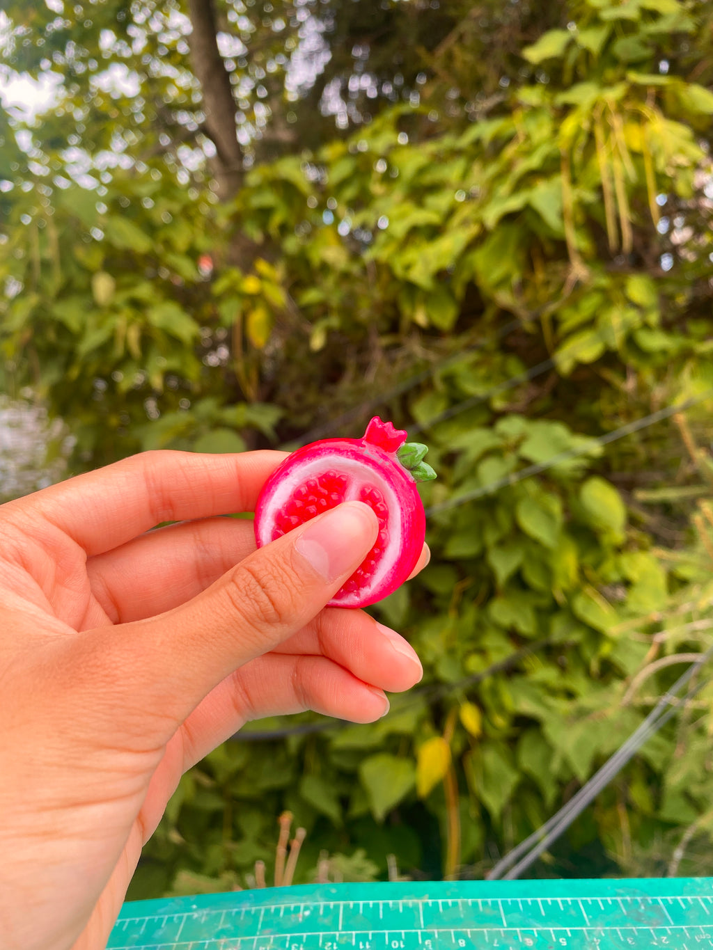 Pomegranate Worry Stone