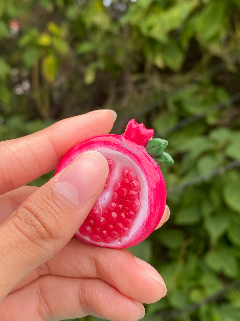 Pomegranate Worry Stone