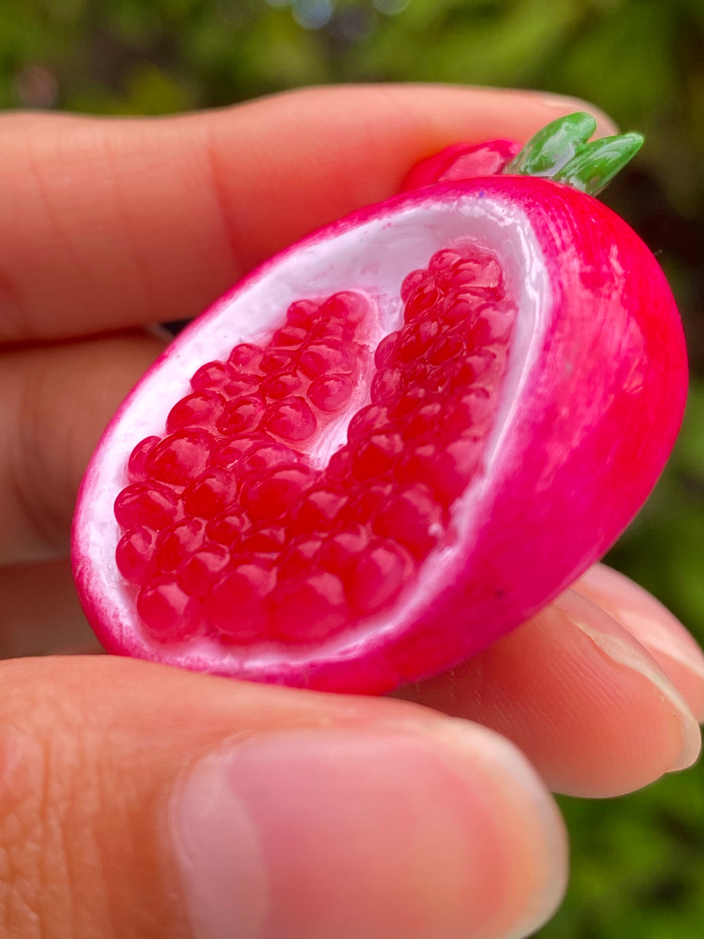 Pomegranate Worry Stone