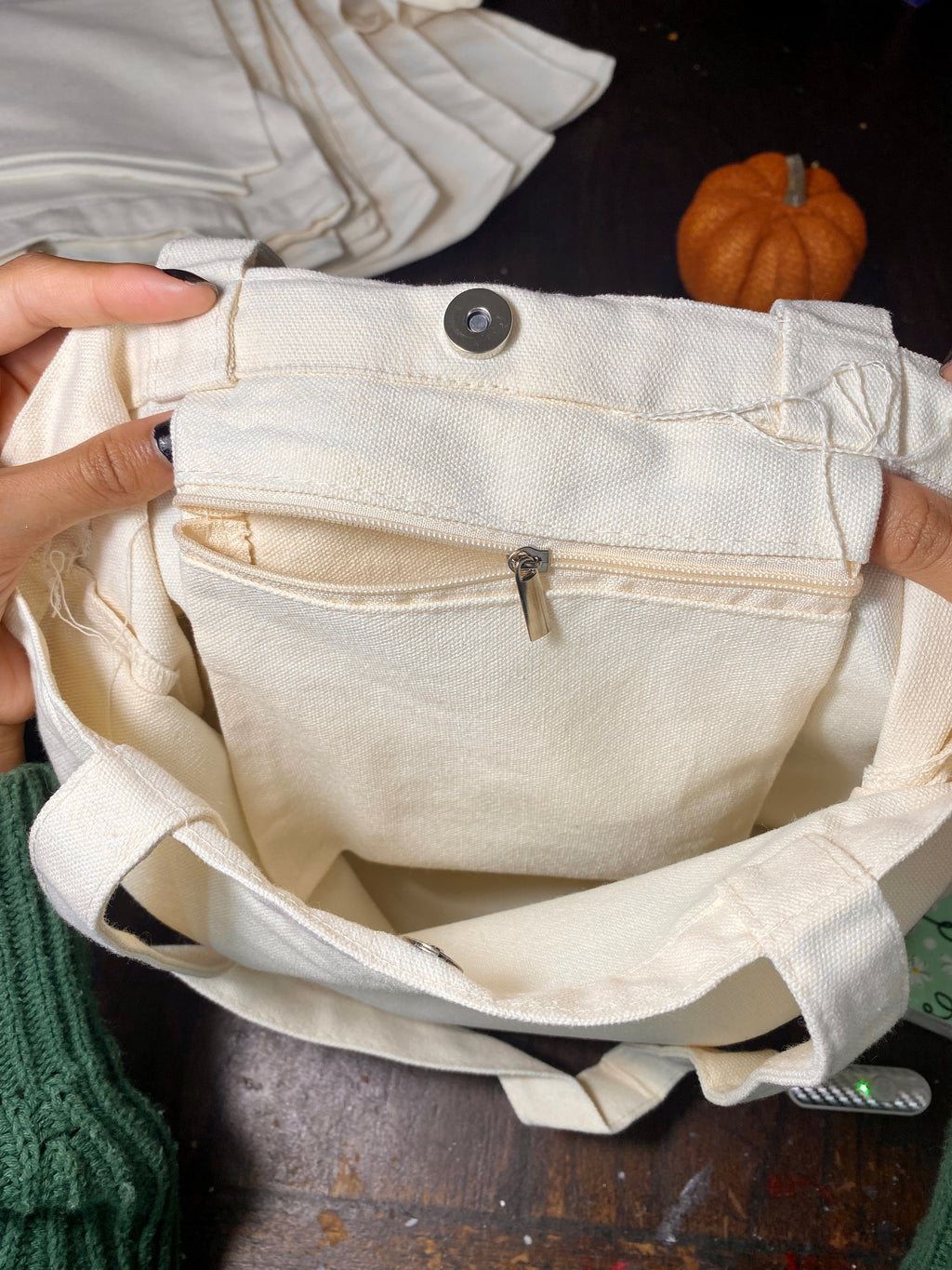 Ghost and Cat Tote Bag