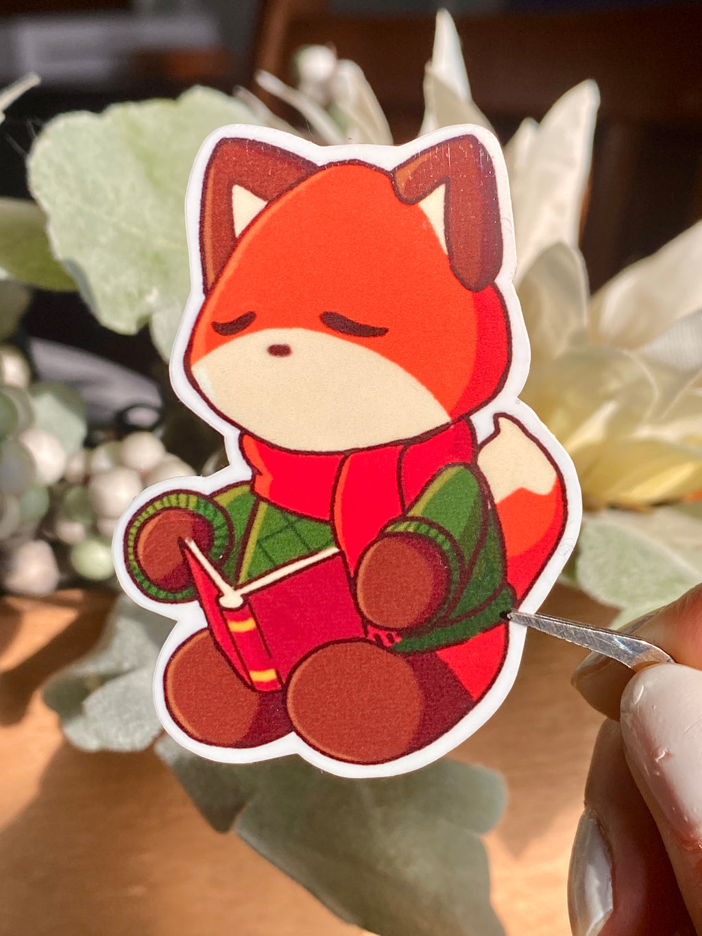 Felix the Fox Die Cut Sticker