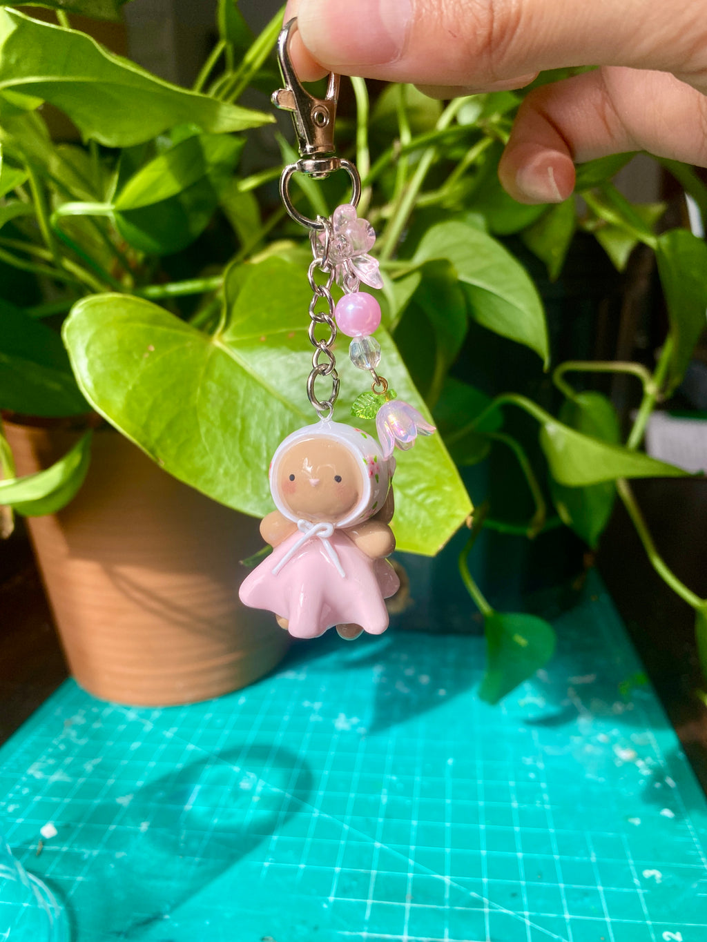Darla - Pink Farmer Bunny