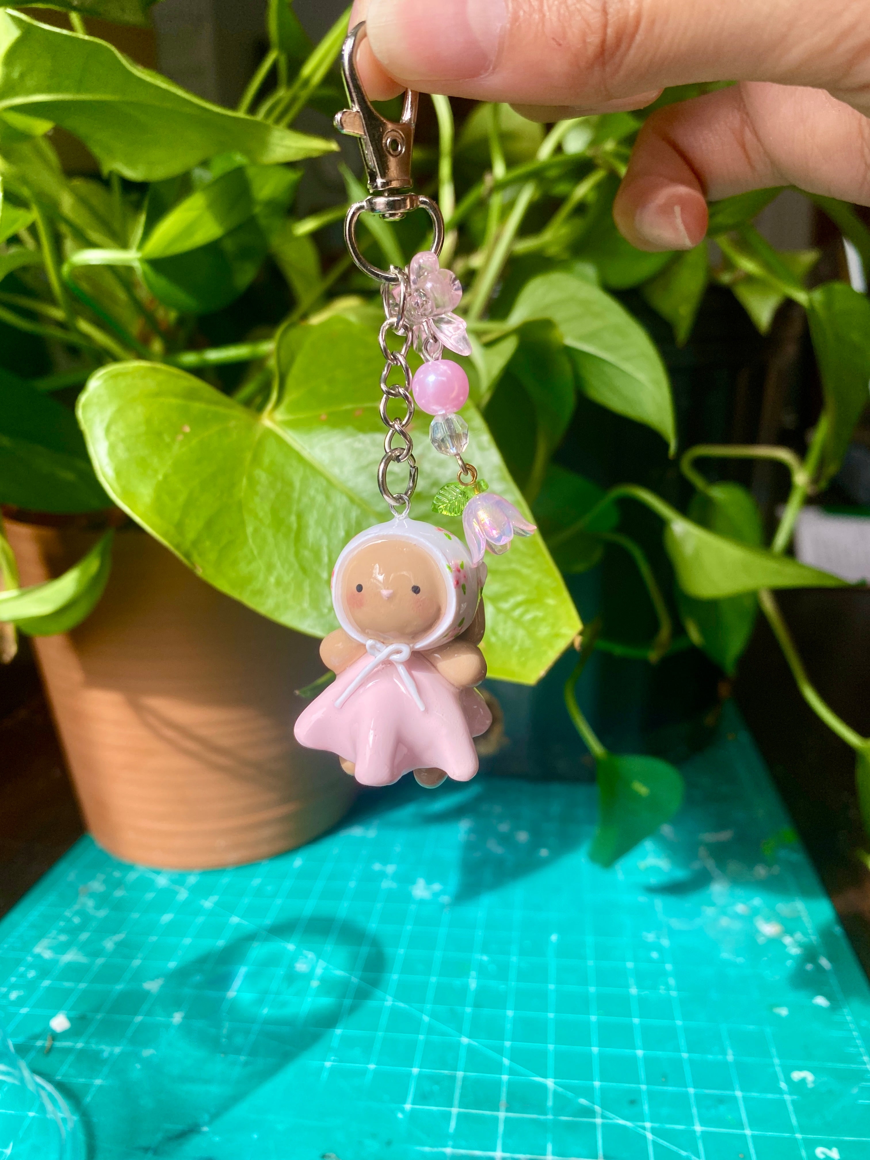 Darla - Pink Farmer Bunny