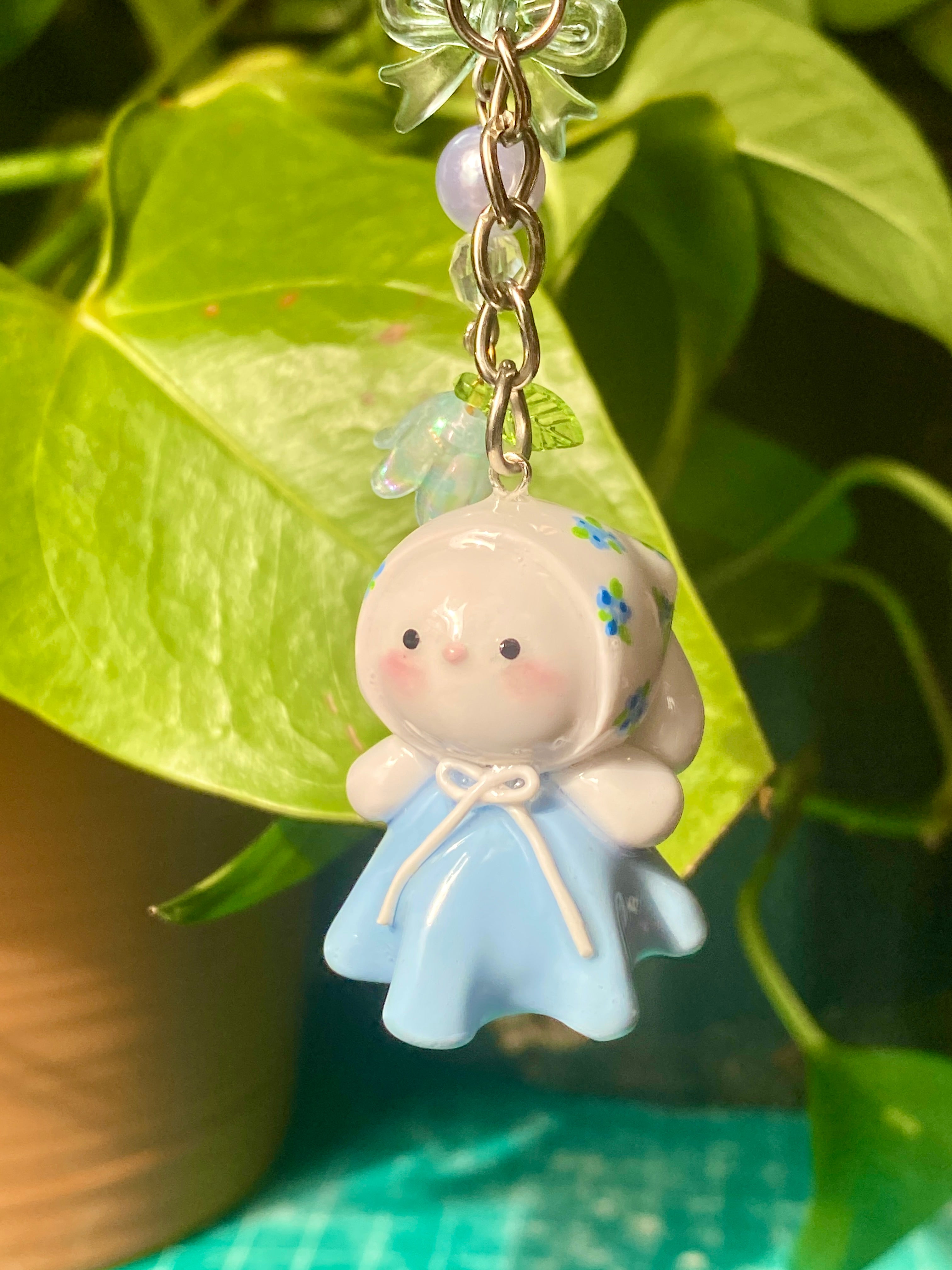 Daisy - Blue Farmer Bunny