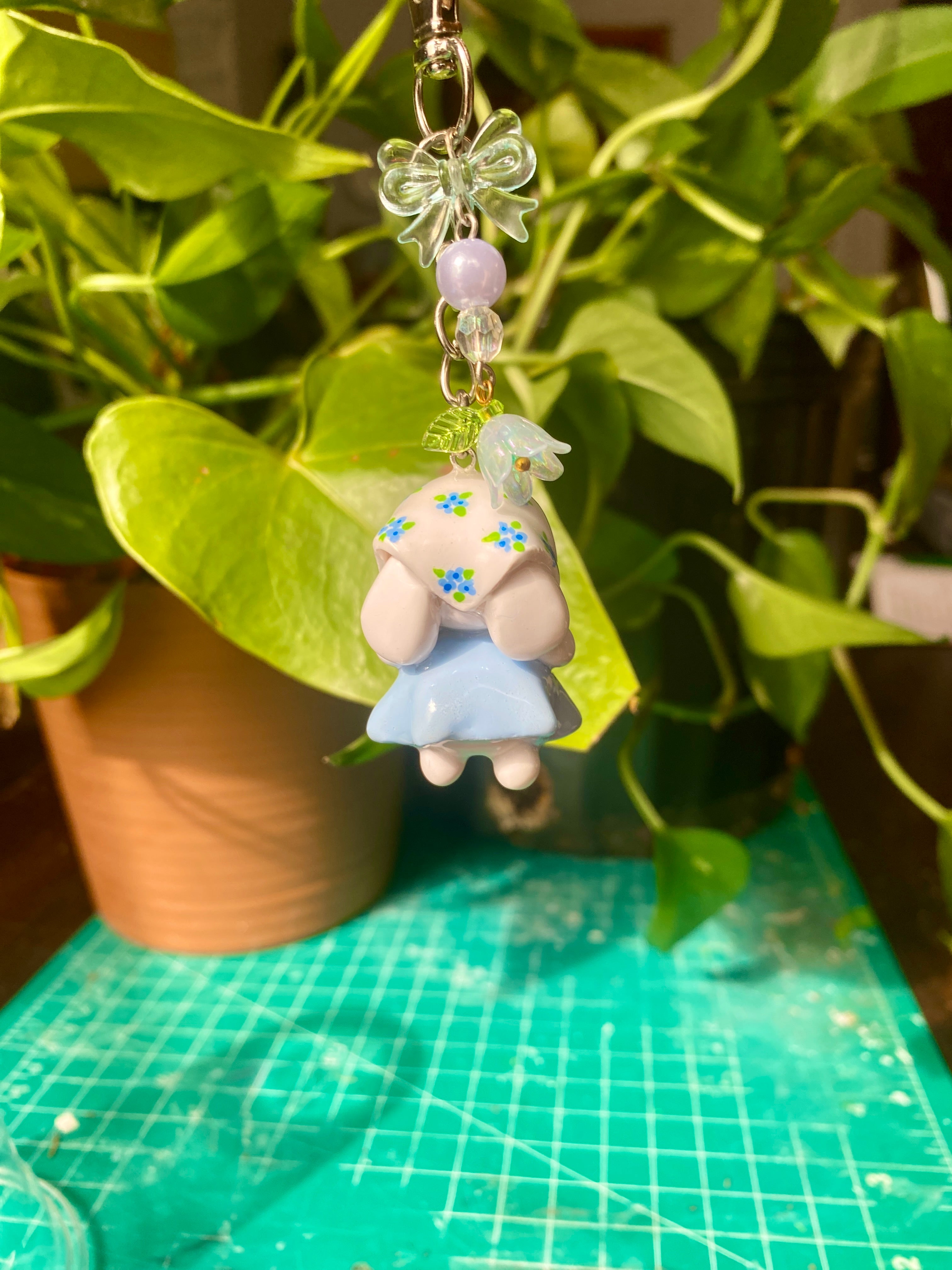 Daisy - Blue Farmer Bunny