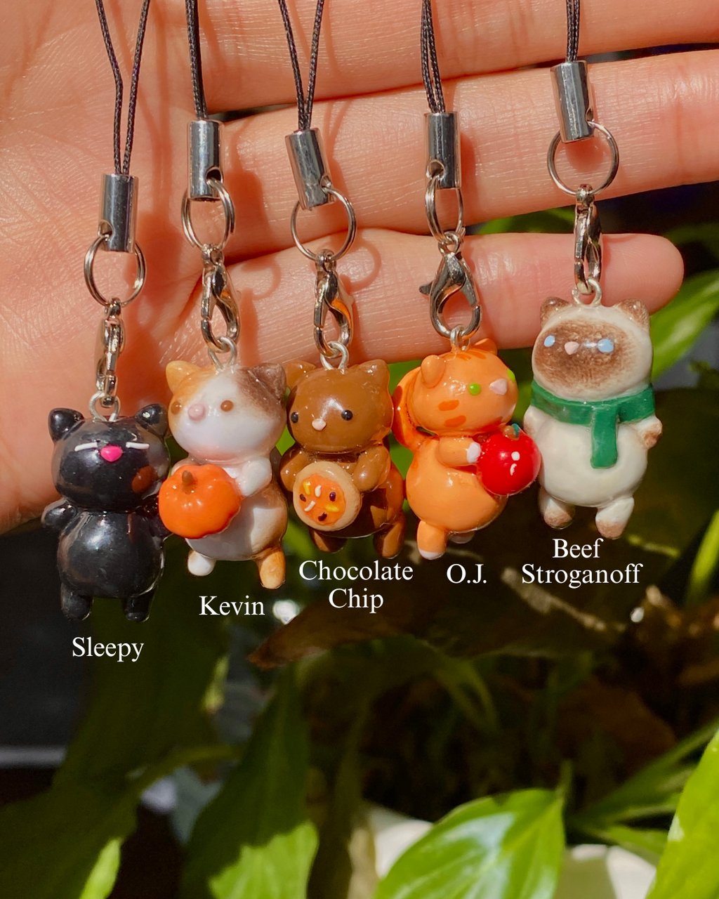 Itty Bitty Kitty Phone Charms