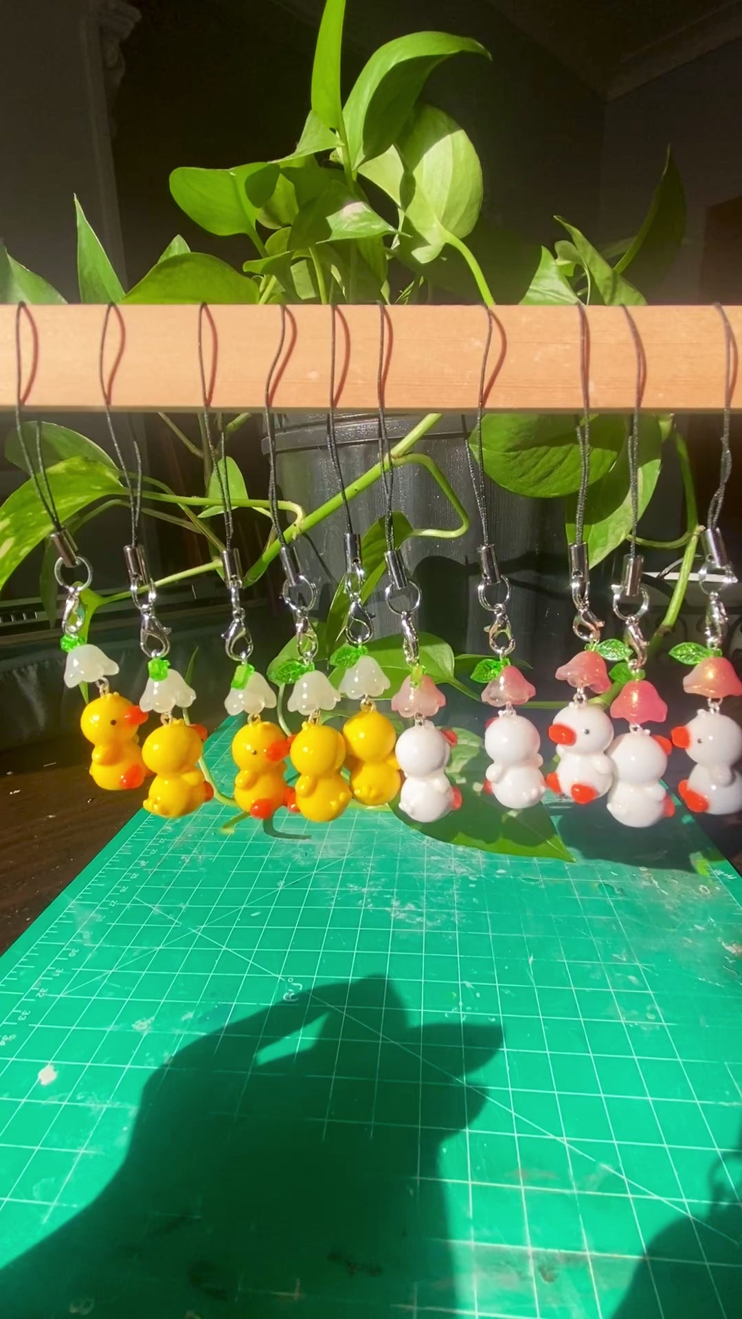 Fernando and Fiona Duckie Spring Phone Charms